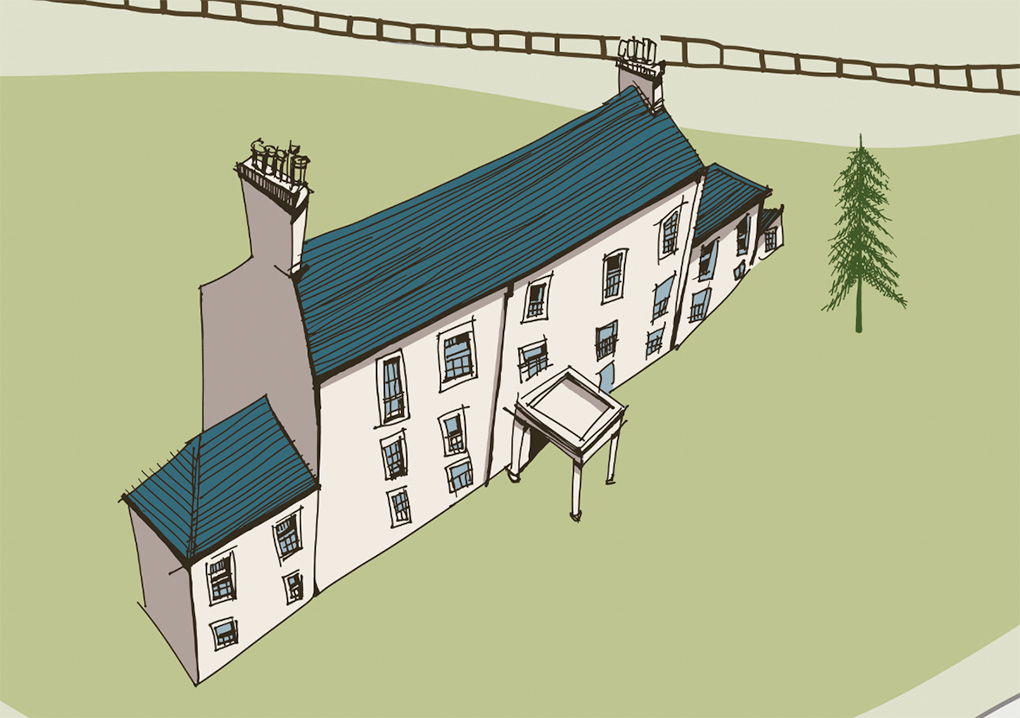 Illustration of Howden House, Livingston