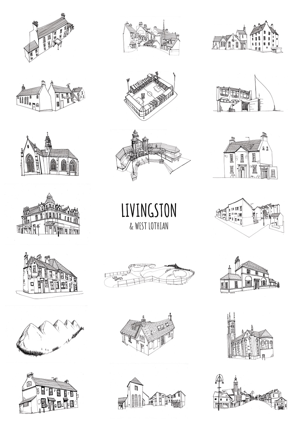 Livingston postcards