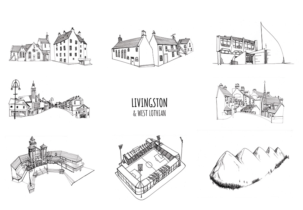 Livingston postcards